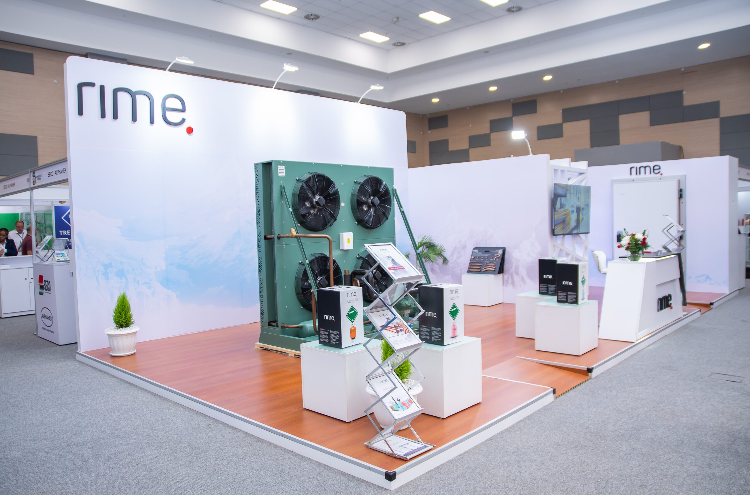 GEx Visuals booth design